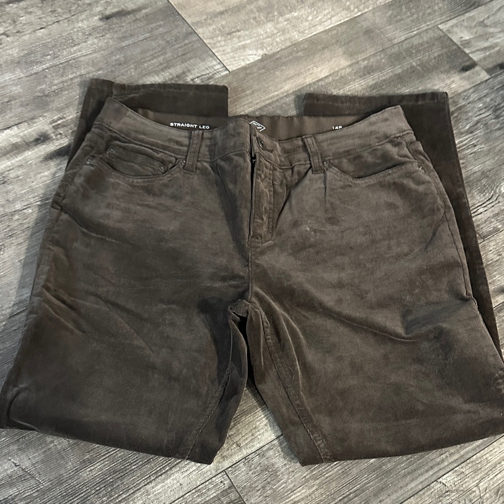 St. John's Bay Women's Corduroy Pants - Deep Brown